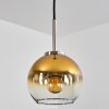 Koyoto Hanger Glas 15 cm Zwart, Zilver, 1-licht
