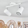 Javel Plafondlamp Wit, 2-lichts