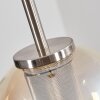 Koyoto Hanger Glas 15 cm Zwart, Zilver, 1-licht