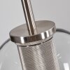 Koyoto Hanger Glas 15 cm Zwart, Zilver, 1-licht