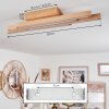 Cajas Plafondlamp LED Natuurlijke kleuren, 4-lichts