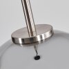 Koyoto Hanger Glas 20 cm Zwart, Zilver, 1-licht