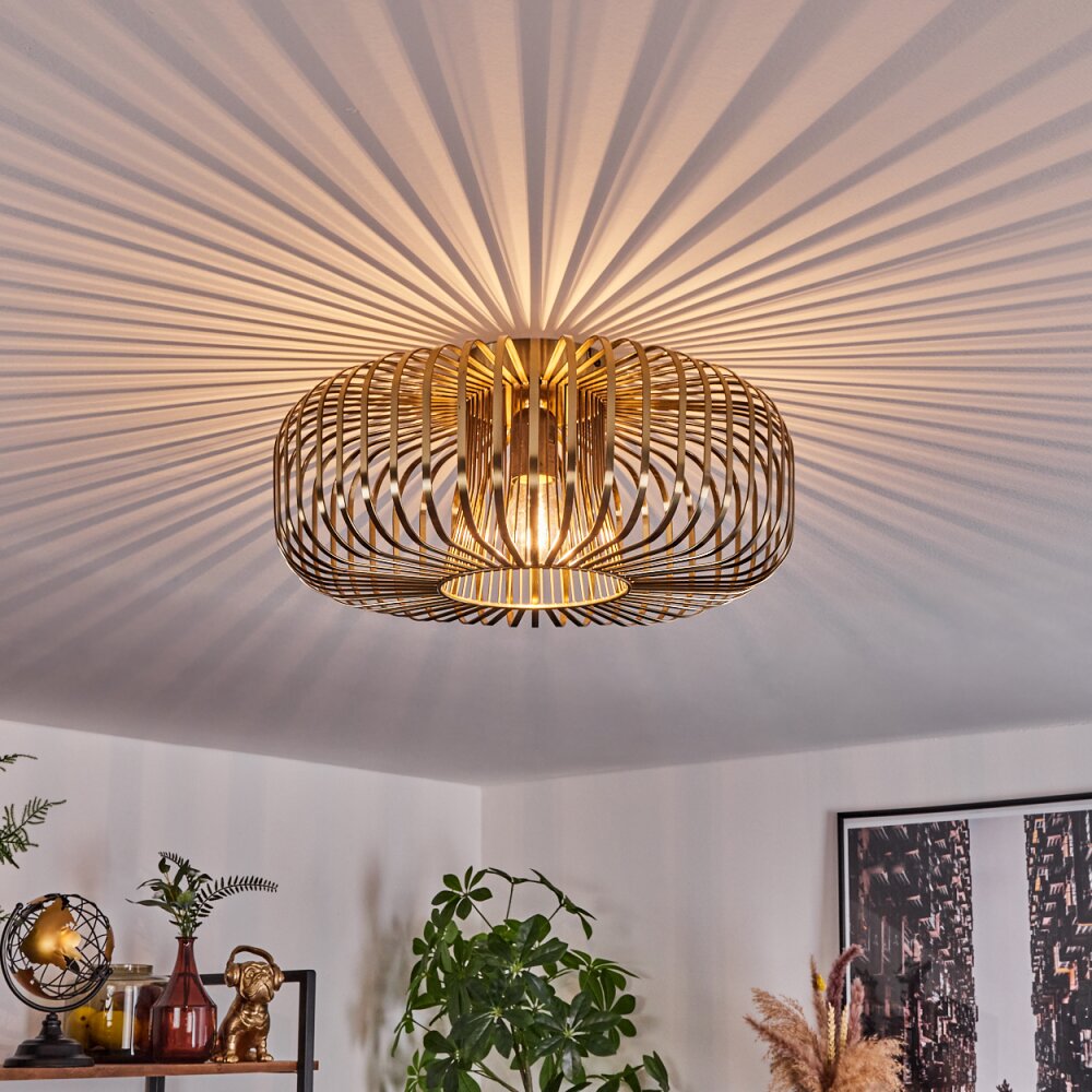 Wemude Plafondlamp Oud messing, 1-licht main product photo