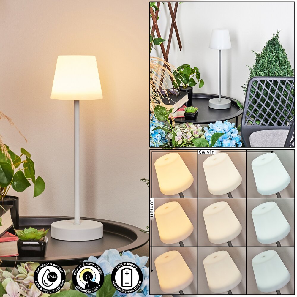 Maza Tafellamp voor buiten LED Grijs, 1-licht main product photo