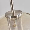 Koyoto Hanger Glas 25 cm Zwart, Zilver, 1-licht