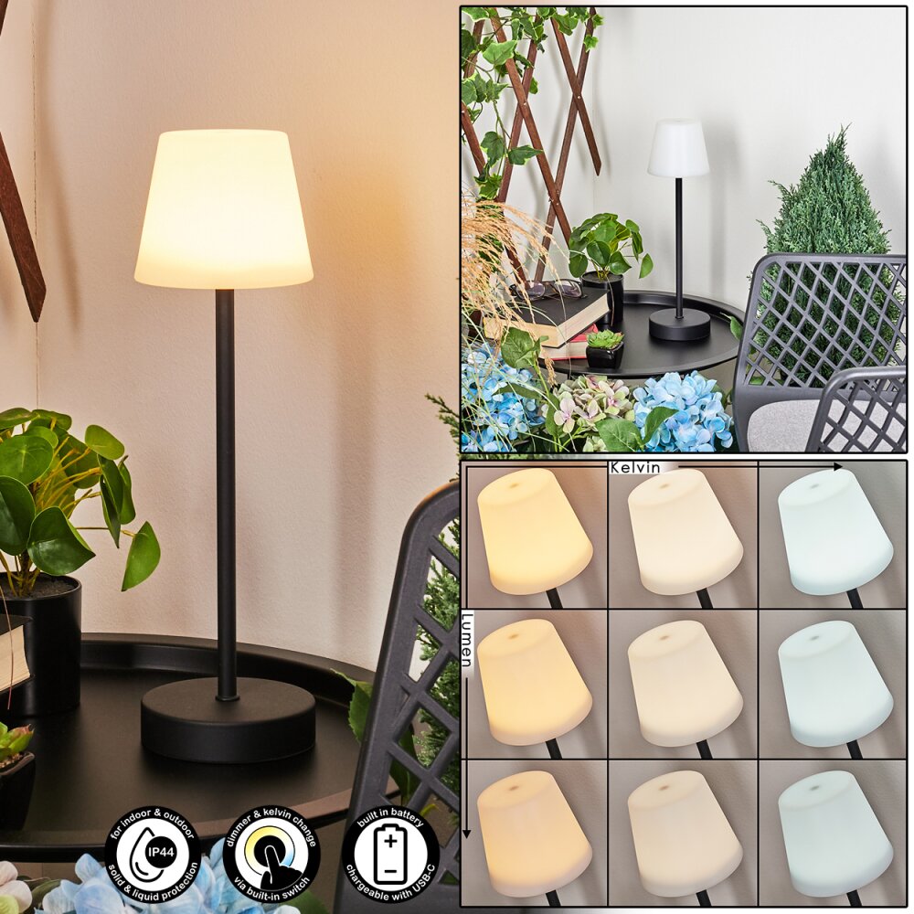 Maza Tafellamp voor buiten LED Zwart, 1-licht main product photo