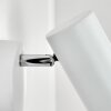 Javel Muurlamp Chroom, Wit, 1-licht