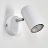 Javel Muurlamp Chroom, Wit, 1-licht