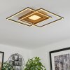 Popoy Plafondlamp LED Goud, Zwart, 1-licht, Afstandsbediening