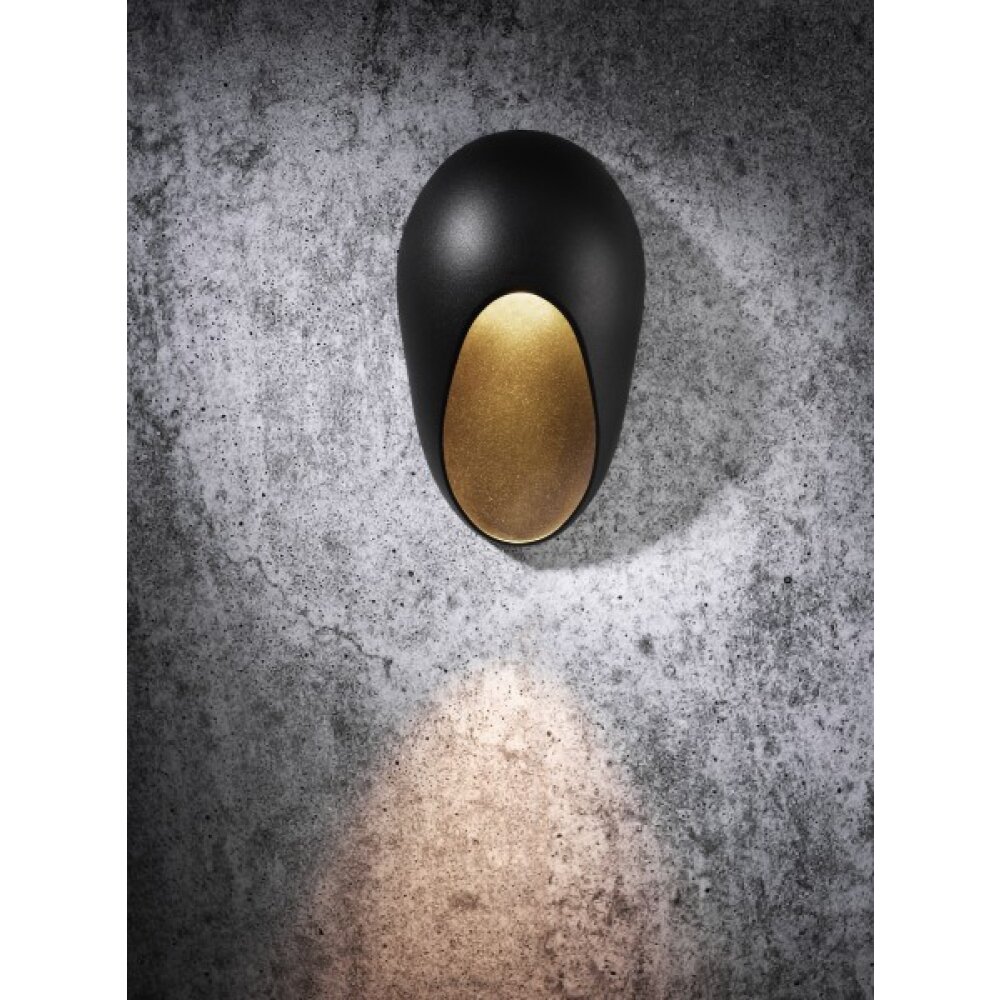 Nordlux TOPAZ Wandlamp voor buiten Zwart, 1-licht main product photo
