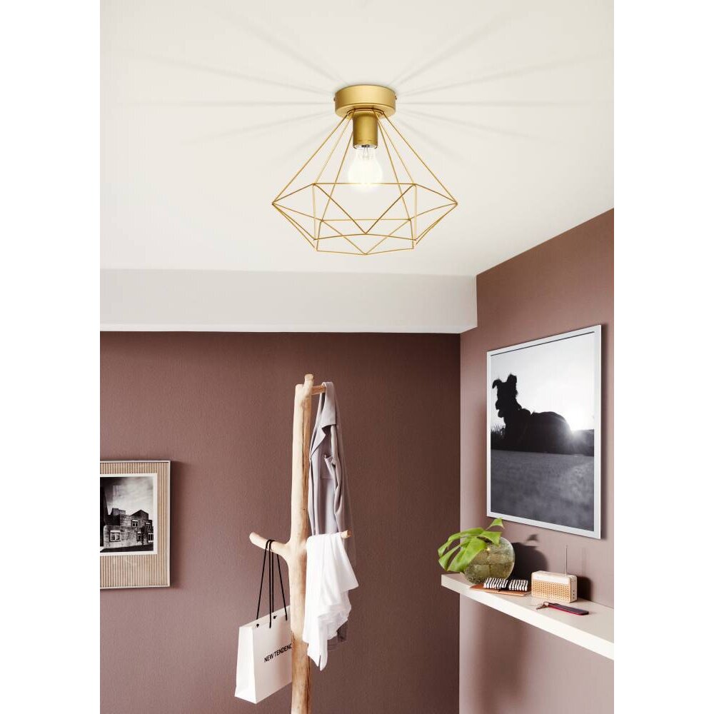 EGLO BYRON Plafondlamp Messing, 1-licht main product photo