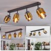 Traak Plafondlamp Zwart, 4-lichts