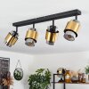 Traak Plafondlamp Zwart, 4-lichts