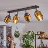 Traak Plafondlamp Zwart, 4-lichts