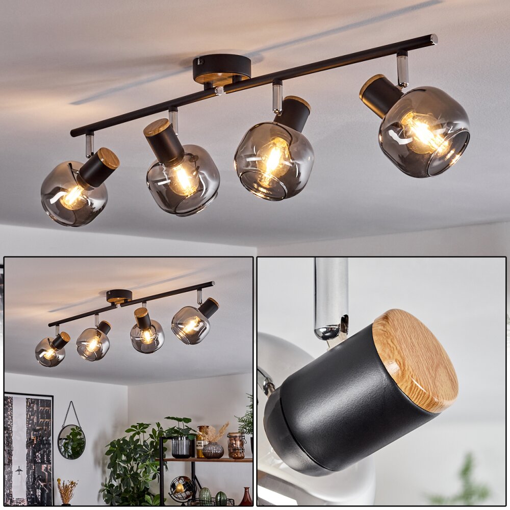 Lexington Plafondlamp Zwart, 4-lichts main product photo
