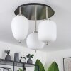 Verbania Plafondlamp Zwart, 3-lichts