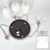 Verbania Plafondlamp Zwart, 3-lichts