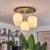 Verbania Plafondlamp Zwart, 3-lichts