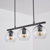 Koyoto Hanglamp Glas 15 cm Duidelijk, 3-lichts