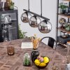 Koyoto Hanglamp Glas 15 cm Chroom, 3-lichts
