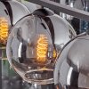 Koyoto Hanglamp Glas 20 cm Rookkleurig, 4-lichts