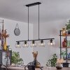 Koyoto Hanglamp Glas 15 cm Duidelijk, 5-lichts