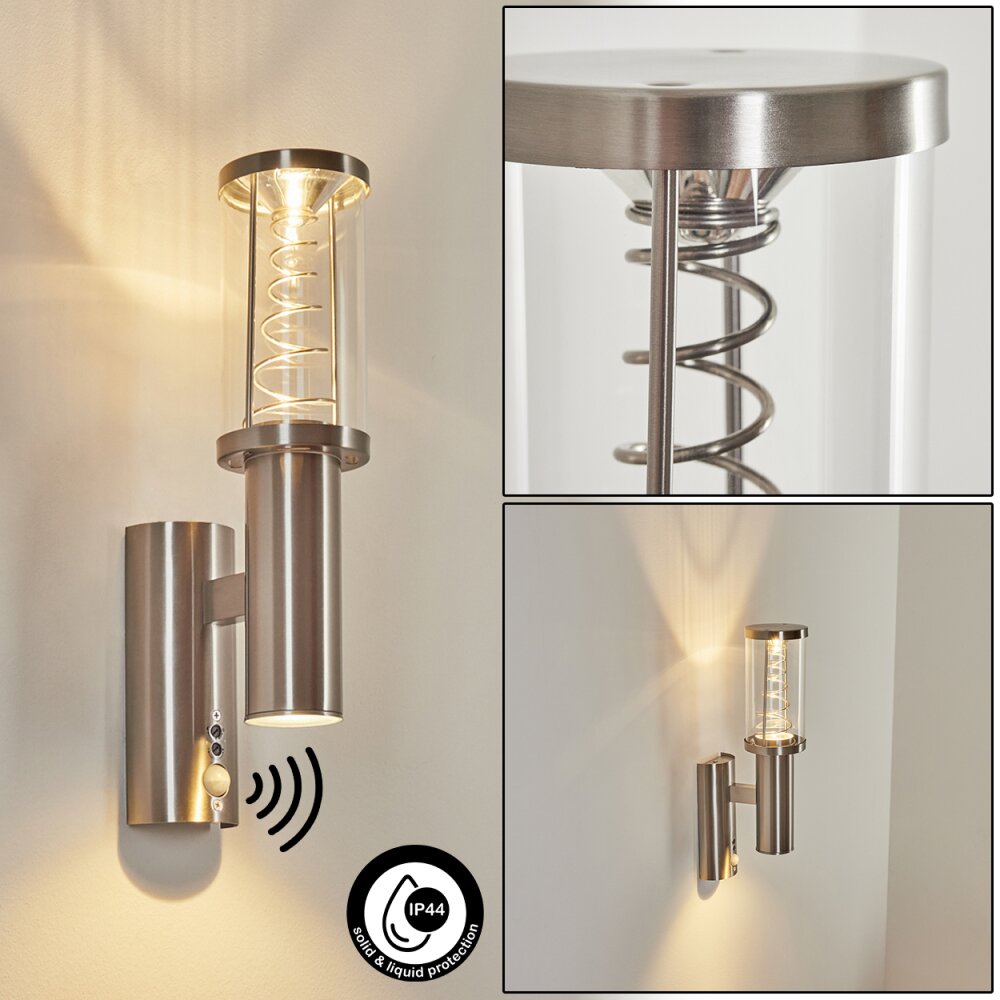 Natalia Buiten muurverlichting roestvrij staal, 2-lichts main product photo