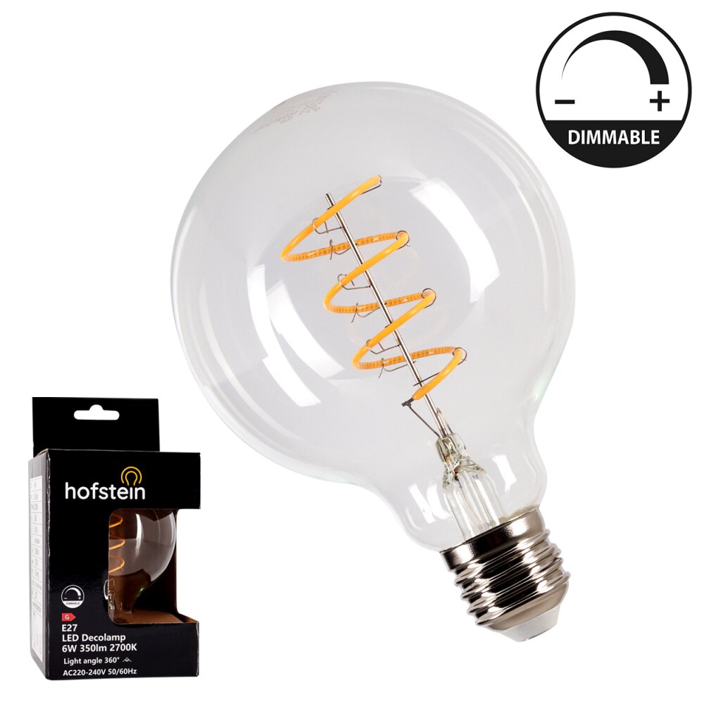 E27 LED 6 Watt 2700 Kelvin 350 Lumen main product photo