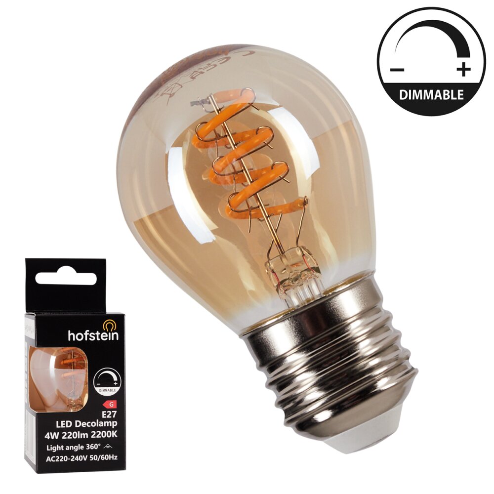 E27 LED 4 Watt 2200 Kelvin 220 Lumen main product photo