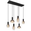 Globo CLASSIS Hanger Zwart, 6-lichts