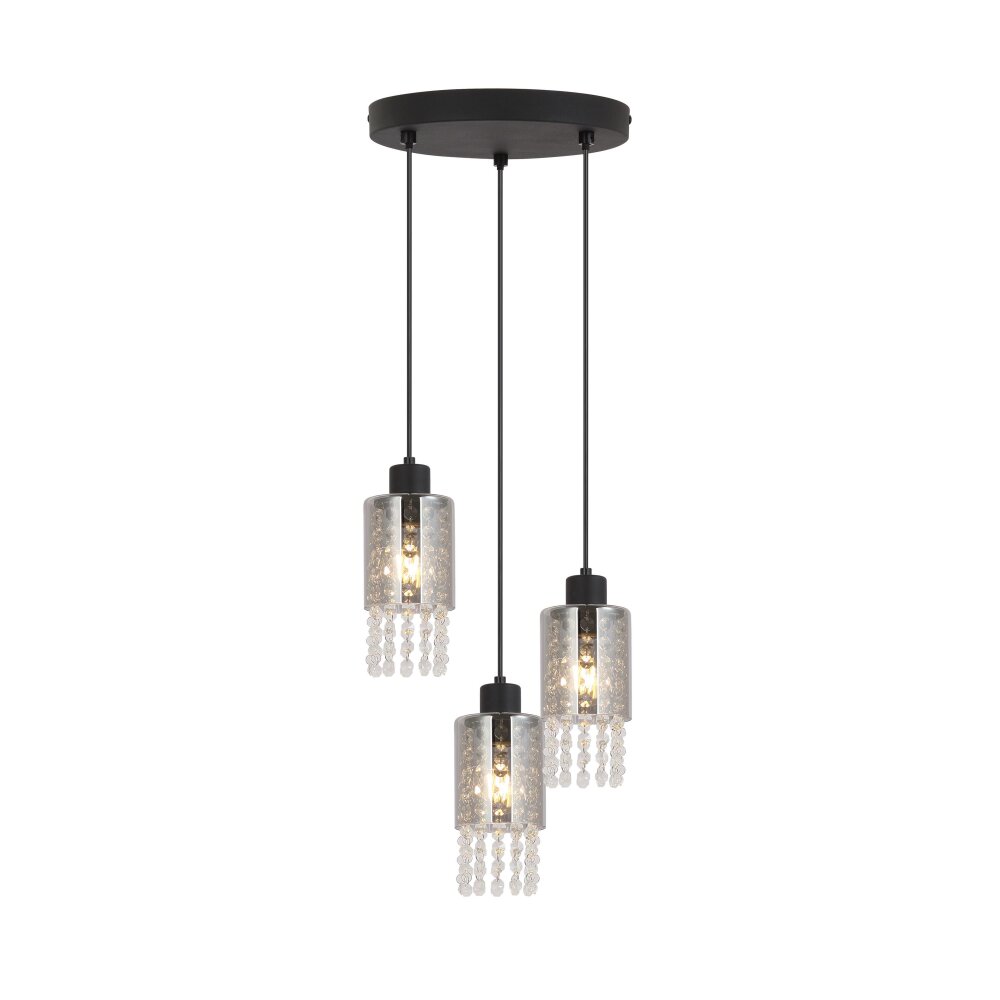 Globo BACKEY Hanger Zwart, 3-lichts main product photo