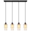 Globo BACKEY Hanger Zwart, 4-lichts