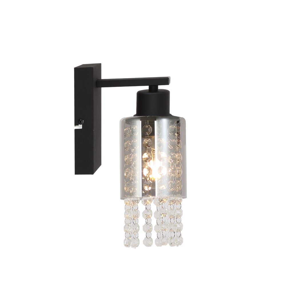 Globo BACKEY Muurlamp Zwart, 1-licht main product photo