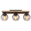 Globo CONNI Plafondlamp Zwart, 3-lichts