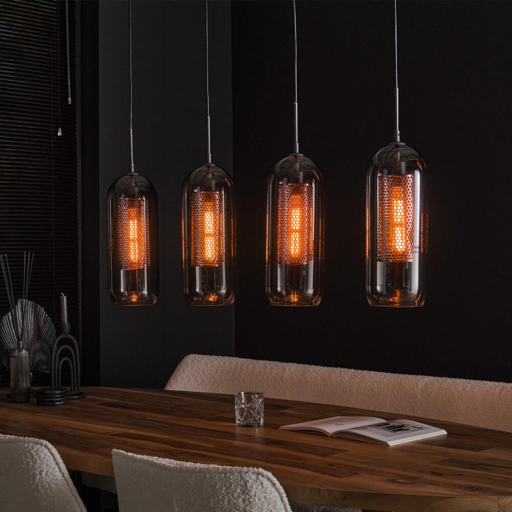 Lalora Hanglamp Antraciet, 4-lichts main product photo