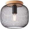Brilliant Giada Plafondlamp houtlook, 1-licht