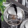 Koyoto Hanglamp Glas 15 cm Rookkleurig, 4-lichts