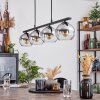Koyoto Hanglamp Glas 15 cm Rookkleurig, 4-lichts
