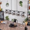 Koyoto Hanglamp Glas 20 cm Rookkleurig, 5-lichts