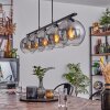 Koyoto Hanglamp Glas 20 cm Rookkleurig, 5-lichts