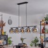 Koyoto Hanglamp Glas 20 cm Rookkleurig, 5-lichts