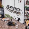 Koyoto Hanglamp Glas 20 cm Rookkleurig, 5-lichts