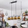 Koyoto Hanglamp Glas 20 cm Goud, 4-lichts