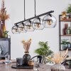 Koyoto Hanglamp Glas 15 cm Rookkleurig, 5-lichts