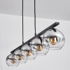 Koyoto Hanglamp Glas 15 cm Rookkleurig, 5-lichts