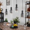 Sambour Hanglamp Zwart, 4-lichts