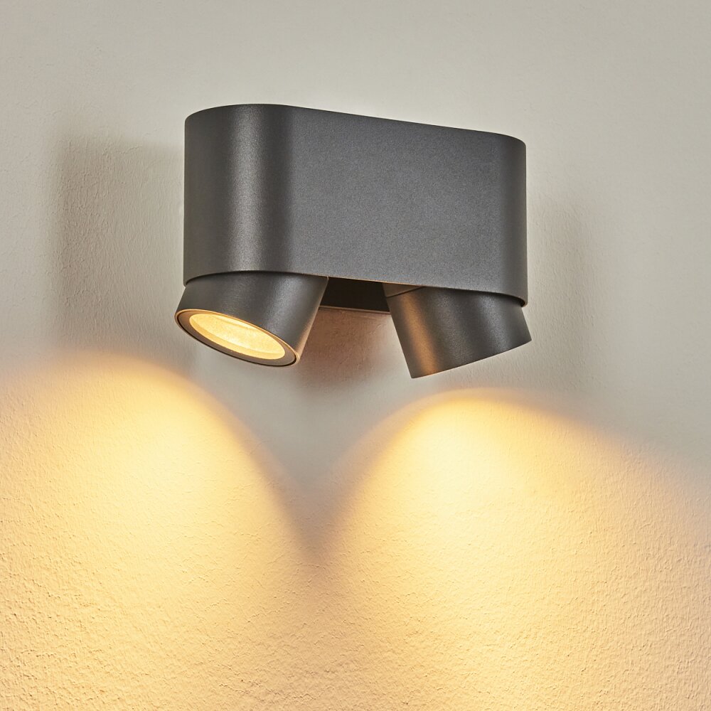 Guampacha Buiten muurverlichting Antraciet, 2-lichts