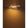 Globo SALMOS Plafondlamp LED Aluminium, Grijs, Zilver, 2-lichts, Afstandsbediening, Kleurwisselaar
