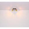 Globo MILLEY Muurlamp Messing, Zwart, 2-lichts