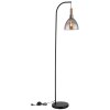 Globo MATTEA Staande lamp Zwart, 1-licht